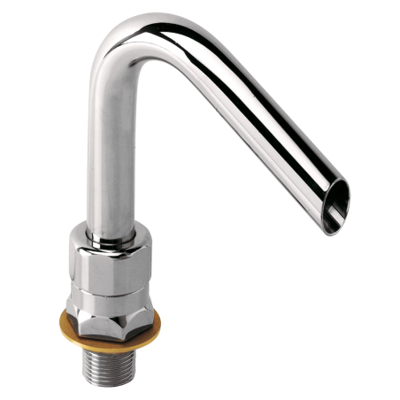 Caño giratorio extra bajo 1/2" – 130 mm