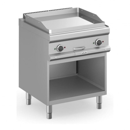 Frytop eléctrico con mueble placa lisa cromo duro MAGISTRA PLUS fondo 700