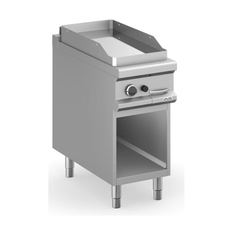 Frytop a gas con mueble placa lisa cromo duro MAGISTRA PLUS fondo 900