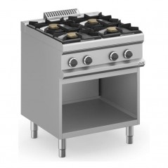 Cocina a gas con mueble fuegos 7kW MAGISTRA PLUS fondo 700