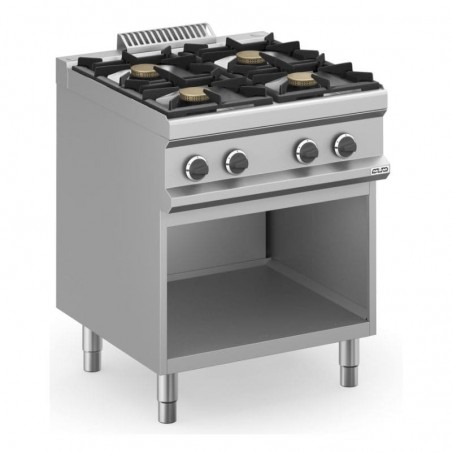 Cocina a gas con mueble fuegos 7kW MAGISTRA PLUS fondo 700