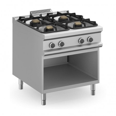 Cocina a gas con mueble fuegos de 7 y 11kW MAGISTRA PLUS fondo 900