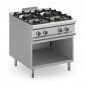 Cocina a gas con mueble fuegos de 7 y 11kW MAGISTRA PLUS fondo 900 Cocina a gas con mueble fuegos de 7 y 11kW MAGISTRA PLUS fondo 900