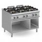 Cocina a gas con mueble fuegos de 7 y 11kW MAGISTRA PLUS fondo 900 Cocina a gas con mueble fuegos de 7 y 11kW MAGISTRA PLUS fondo 900