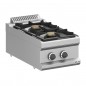 Cocina a gas de sobremesa fuegos de 7kW MAGISTRA PLUS fondo 700 Cocina a gas de sobremesa fuegos de 7kW MAGISTRA PLUS fondo 700