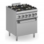 Cocina a gas con horno a gas fuegos de 5,5kW MAGISTRA PLUS fondo 900 Cocina a gas con horno a gas fuegos de 5,5kW MAGISTRA PLUS fondo 900
