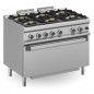 Cocina a gas con horno extragrande a gas fuegos de 5,5kW MAGISTRA PLUS fondo 700 Cocina a gas con horno extragrande a gas fuegos de 5,5kW MAGISTRA PLUS fondo 700