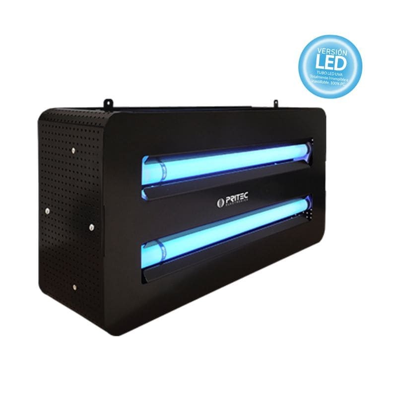 Insectocaptor colgado por lámina adhesiva 460m2 con luz LED INSECTRAP DS