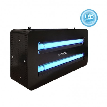 Insectocaptor colgado por lámina adhesiva 460m2 con luz LED INSECTRAP DS
