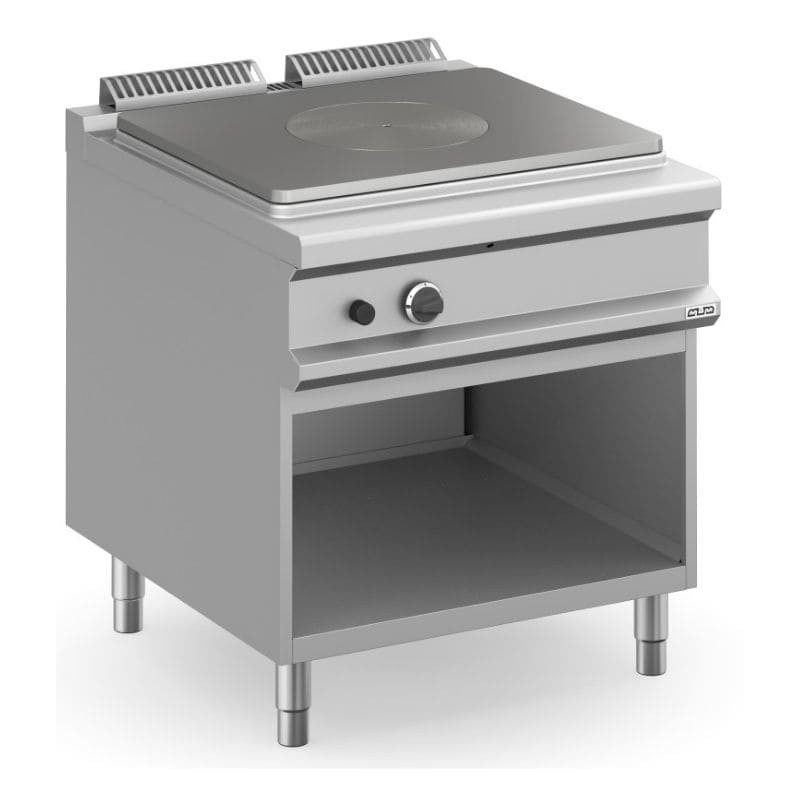 Cocina de plancha radiante a gas 80 cm con mueble MAGISTRA PLUS fondo 900