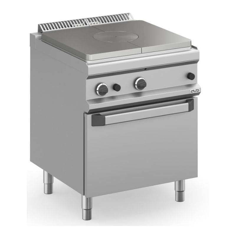 Cocina de plancha radiante a gas 70 cm con horno a gas MAGISTRA PLUS fondo 700