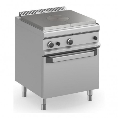 Cocina de plancha radiante a gas 70 cm con horno a gas MAGISTRA PLUS fondo 700