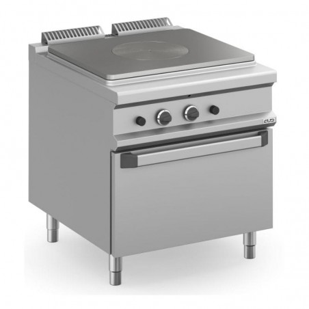 Cocina de plancha radiante a gas 80 cm con horno a gas MAGISTRA PLUS fondo 900