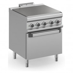 Cocina de plancha radiante a gas 70 cm con horno eléctrico MAGISTRA PLUS fondo 700