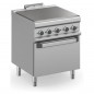 Cocina de plancha radiante a gas 70 cm con horno eléctrico MAGISTRA PLUS fondo 700 Cocina de plancha radiante a gas 70 cm con horno eléctrico MAGISTRA PLUS fondo 700