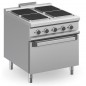 Cocina eléctrica con horno eléctrico placas cuadradas MAGISTRA PLUS fondo 900 Cocina eléctrica con horno eléctrico placas cuadradas MAGISTRA PLUS fondo 900