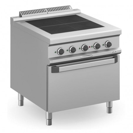 Cocina eléctrica con horno placas cuadradas rebajadas MAGISTRA PLUS fondo 900