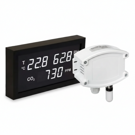 Medidor de CO2 PCE-BDT RD742 + Sensor PCE-WMM 31. Especial piscinas