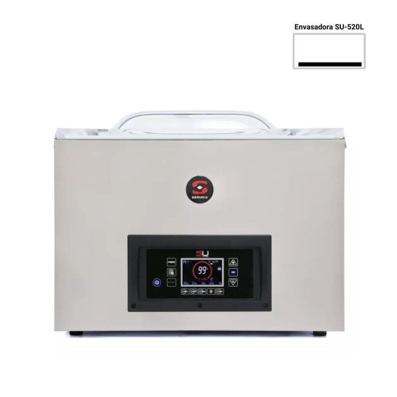 Envasadora al vacío industrial sensor ultra Sammic Serie SU-520 Envasadora al vacío industrial sensor ultra Sammic Serie SU-520