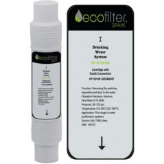 Filtro de carbón IECOFILTER CTO-33 compatible con Fuentes Ecooler