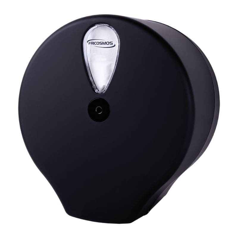 Dispensador de papel higiénico con extracción central negro mate Serie Black Dispensador de papel higiénico con extracción central negro mate Serie Black