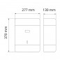 Dispensador de toallas Z 600 uds negro mate Serie Black Dispensador de toallas Z 600 uds negro mate Serie Black