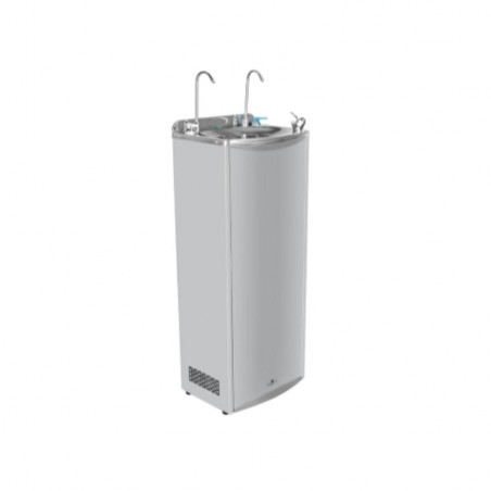 Fuente de agua refrigerada MAC 200 F5 Inox con ósmosis  (5 filtros)