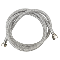 Latiguillo inox plastificado  H-H de 1/2" para grifo ducha