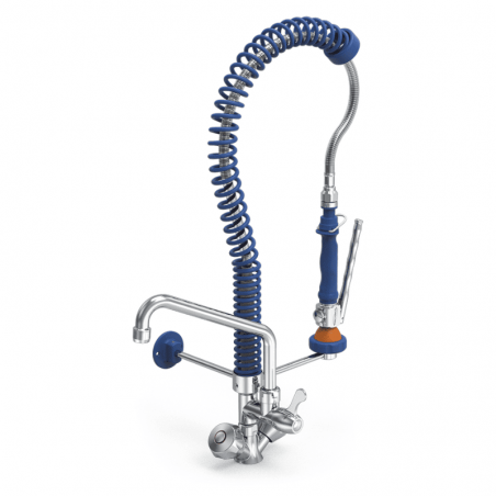 Grifo ducha dos aguas extra-bajo con caño Serie RD. Modelo 463081.