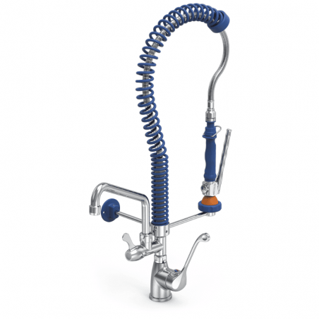 Grifo ducha extra-bajo con caño dos aguas Serie MN. Modelo 463040