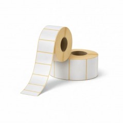 Etiquetas adhesivas térmicas blancas 57x45 mm