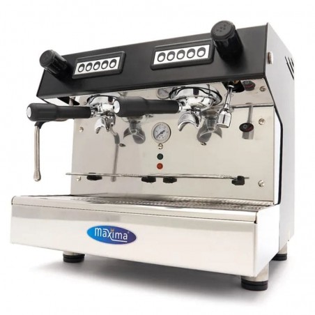 Máquina de café espresso compacta 2 grupos 360 tazas por hora Maxima
