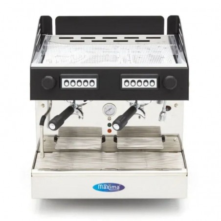Máquina de café espresso compacta 2 grupos 360 tazas por hora Maxima
