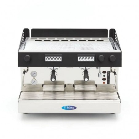 Máquina de café espresso 2 grupos 360 tazas por hora Maxima