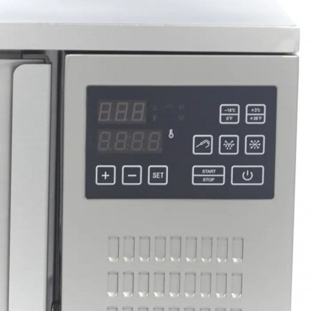 Abatidor de temperatura compacto en acero inox Maxima