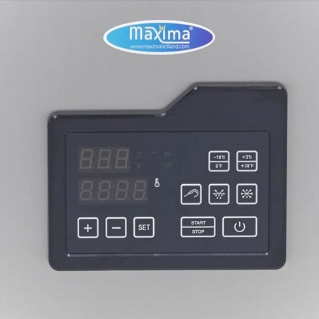 Abatidor de temperatura 3x 1/1 GN en acero inox Maxima