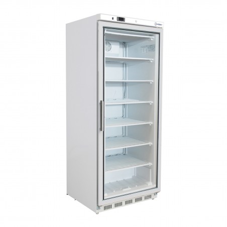 Armario expositor congelados 600 litros con puerta de cristal