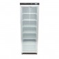 Congelador 400 litros con puerta de cristal, seis estantes y ruedas traseras Maxima Congelador 400 litros con puerta de cristal, seis estantes y ruedas traseras Maxima