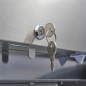 Congelador 700 litros en acero inoxidable con puerta de cristal, 3 estantes 2/1GN ajustables y ruedas Maxima Congelador 700 litros en acero inoxidable con puerta de cristal, 3 estantes 2/1GN ajustables y ruedas Maxima