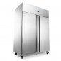 Congelador 800 litros con doble puerta, 6 estantes ajustables y ruedas Maxima Congelador 800 litros con doble puerta, 6 estantes ajustables y ruedas Maxima
