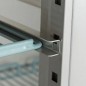 Congelador 800 litros con doble puerta, 6 estantes ajustables y ruedas Maxima Congelador 800 litros con doble puerta, 6 estantes ajustables y ruedas Maxima