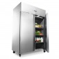 Congelador 1200 litros con doble puerta, 6 estantes ajustables 2/1GN y ruedas Maxima Congelador 1200 litros con doble puerta, 6 estantes ajustables 2/1GN y ruedas Maxima