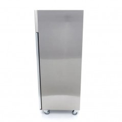 Congelador 1400 litros con doble puerta de cristal, 6 estantes ajustables 2/1GN y ruedas Maxima