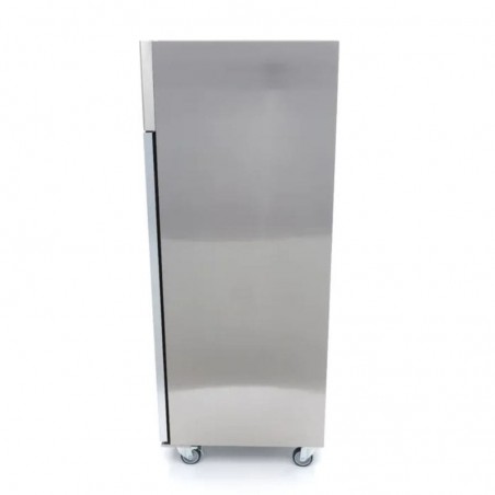 Congelador 1400 litros con doble puerta de cristal, 6 estantes ajustables 2/1GN y ruedas Maxima