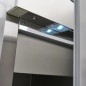 Congelador 400 litros en acero inox con 3 estantes ajustables y ruedas Maxima Congelador 400 litros en acero inox con 3 estantes ajustables y ruedas Maxima