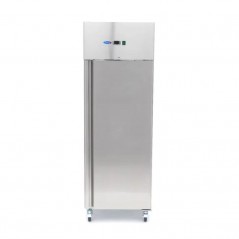 Congelador 600 litros en acero inox con 3 estantes ajustables y ruedas Maxima