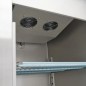 Congelador 600 litros en acero inox con 3 estantes ajustables y ruedas Maxima Congelador 600 litros en acero inox con 3 estantes ajustables y ruedas Maxima