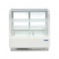 Vitrina refrigerada de sobremesa 100 litros con puerta corredera trasera Maxima