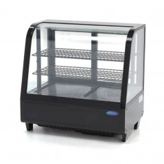 Vitrina refrigerada de sobremesa 100 litros con puerta corredera trasera Maxima