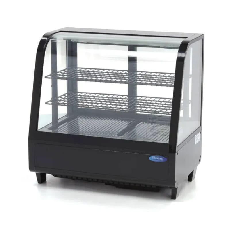 Vitrina refrigerada de sobremesa 100 litros con puerta corredera trasera Maxima Vitrina refrigerada de sobremesa 100 litros con puerta corredera trasera Maxima